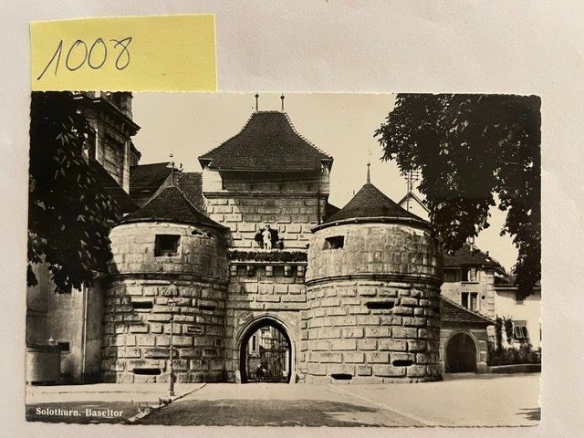 Cartoline postali: alte Ansichtskarte Solothurn Baseltor – Usato da Niederwil AG venduto da dahu75