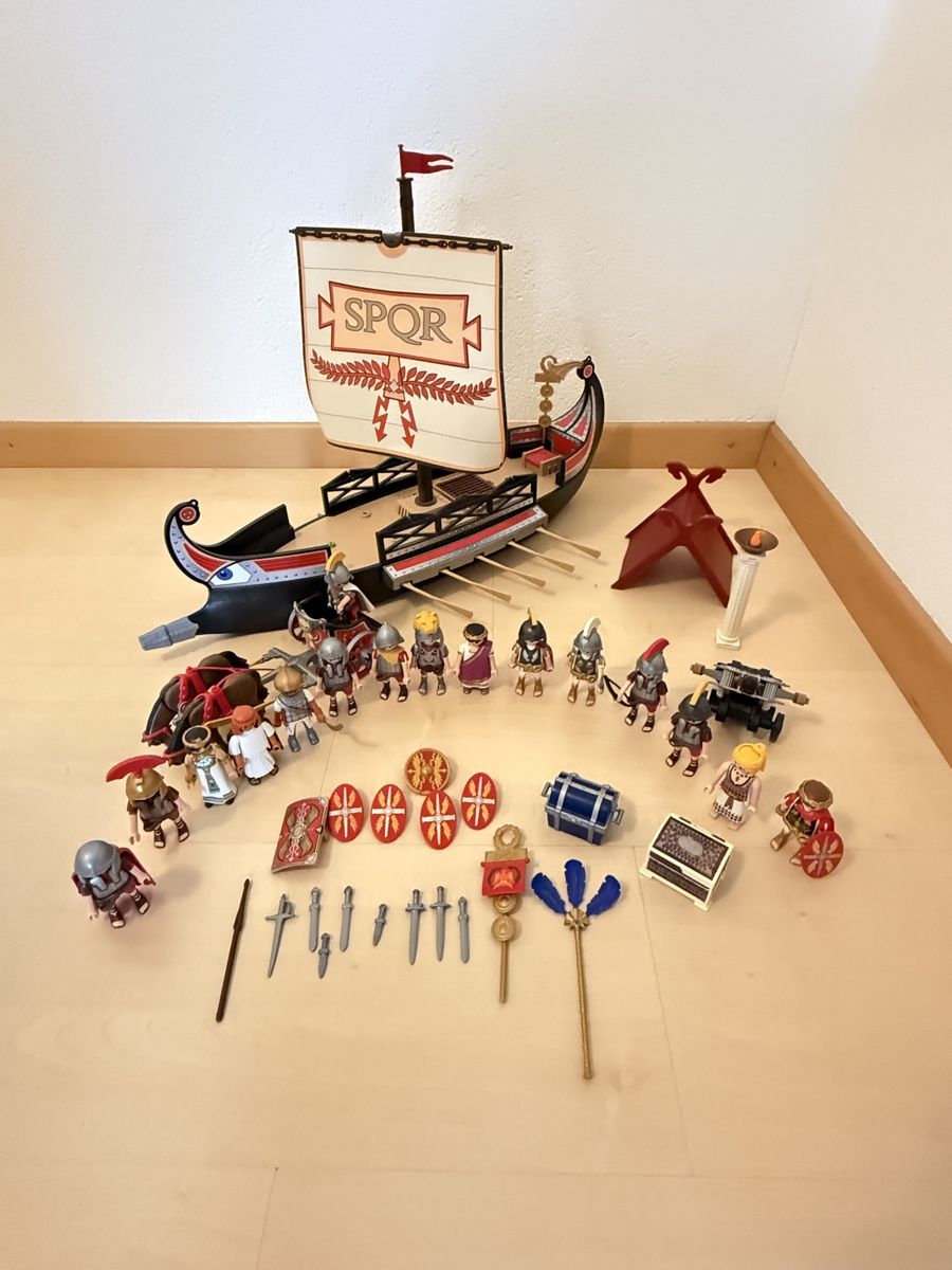 Playmobil Giocattoli: Playmobil Römische Galeere – Usato da Kaiseraugst venduto da FlohmarktMassa