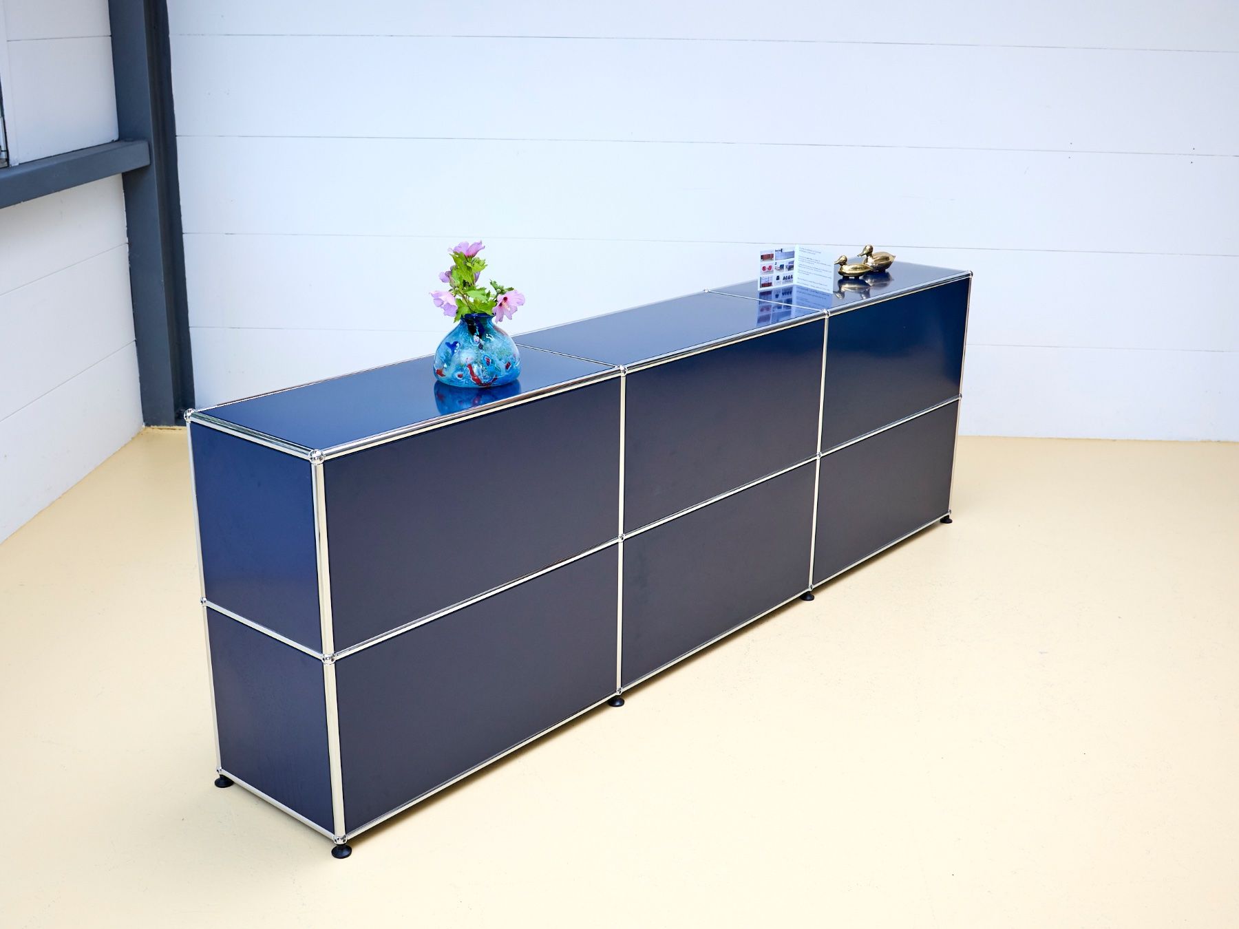 USM Scaffali: USM Sideboard Stahlblau, Umbau möglich! – Usato da Meinisberg venduto da atelier_TILIJA 8