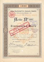 AG für Chemische Industrie zu Schalke, Gelsenkirchen - 1906
