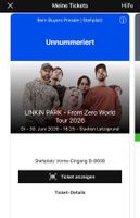 Linkin Park Zürich Stehplatz VORNE 30.06.2026