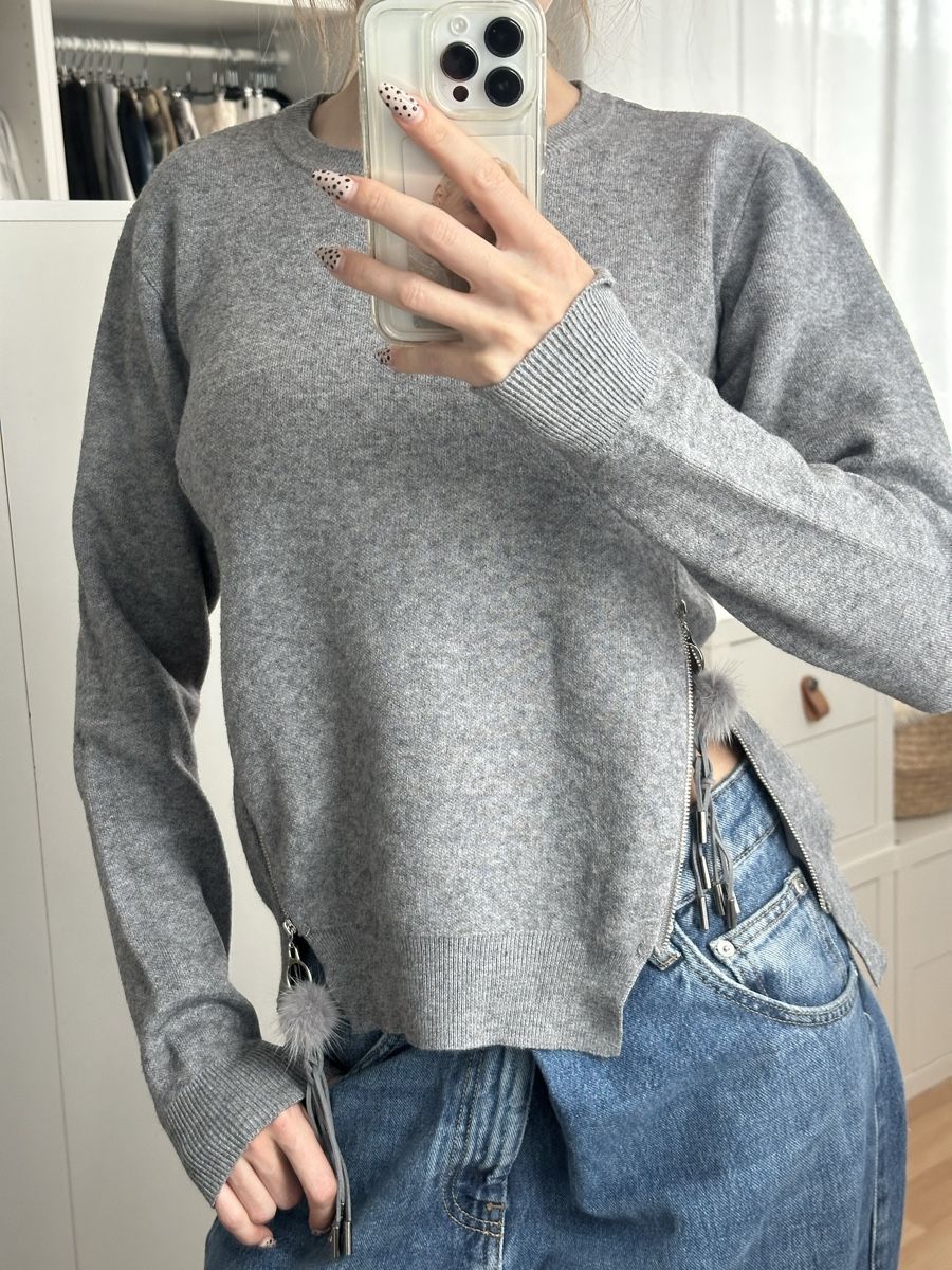 Pullover & Sweatshirts: Damen Pullover Marinello grau Grösse S – Gebraucht aus Frauenfeld von vanyllua