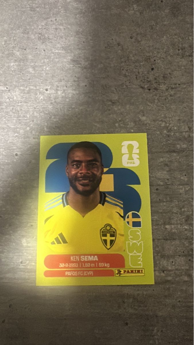 Panini Carte collezionabili: SWE 15 , FIFA WORLD CUP 2026 PANINI  – Nuovo (secondo la descrizione) da Frauenfeld venduto da 1PegPeg1