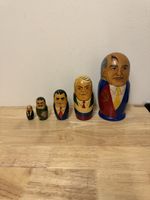 Matroschka Puppen Sowjetische Politiker 5er Set Holz