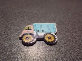 Knopf Lastwagen blau (Nr.1)