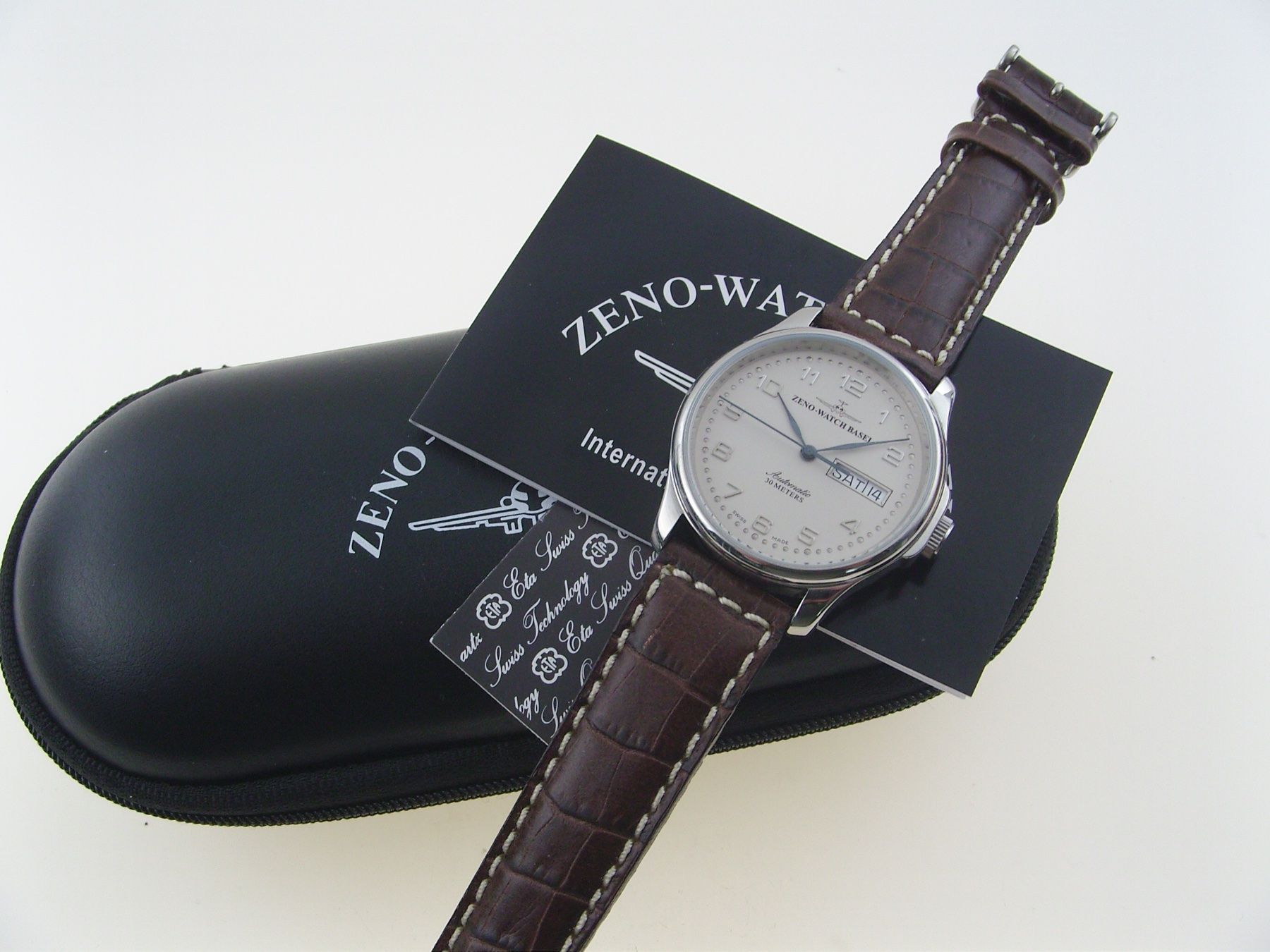 Zeno Uhren: Neue Zeno-Watch Basel Herrenuhr Basic Retro Automatic – Neu und originalverpackt aus Mels von niezie2002