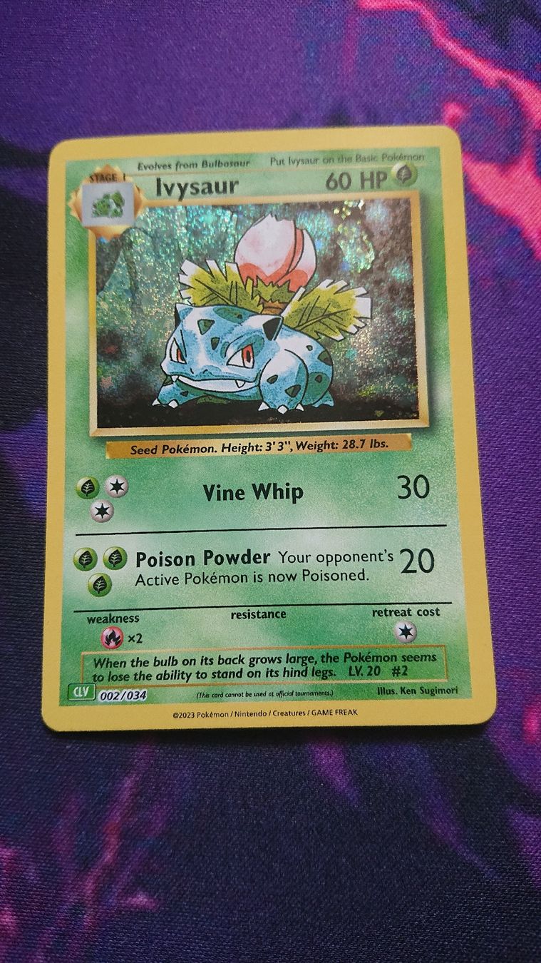 Pokémon Cartes à collectionner: Ivysaur 002/034 TCG Classic EN – Neuf (Voir description) à Chur par FreakofRarity