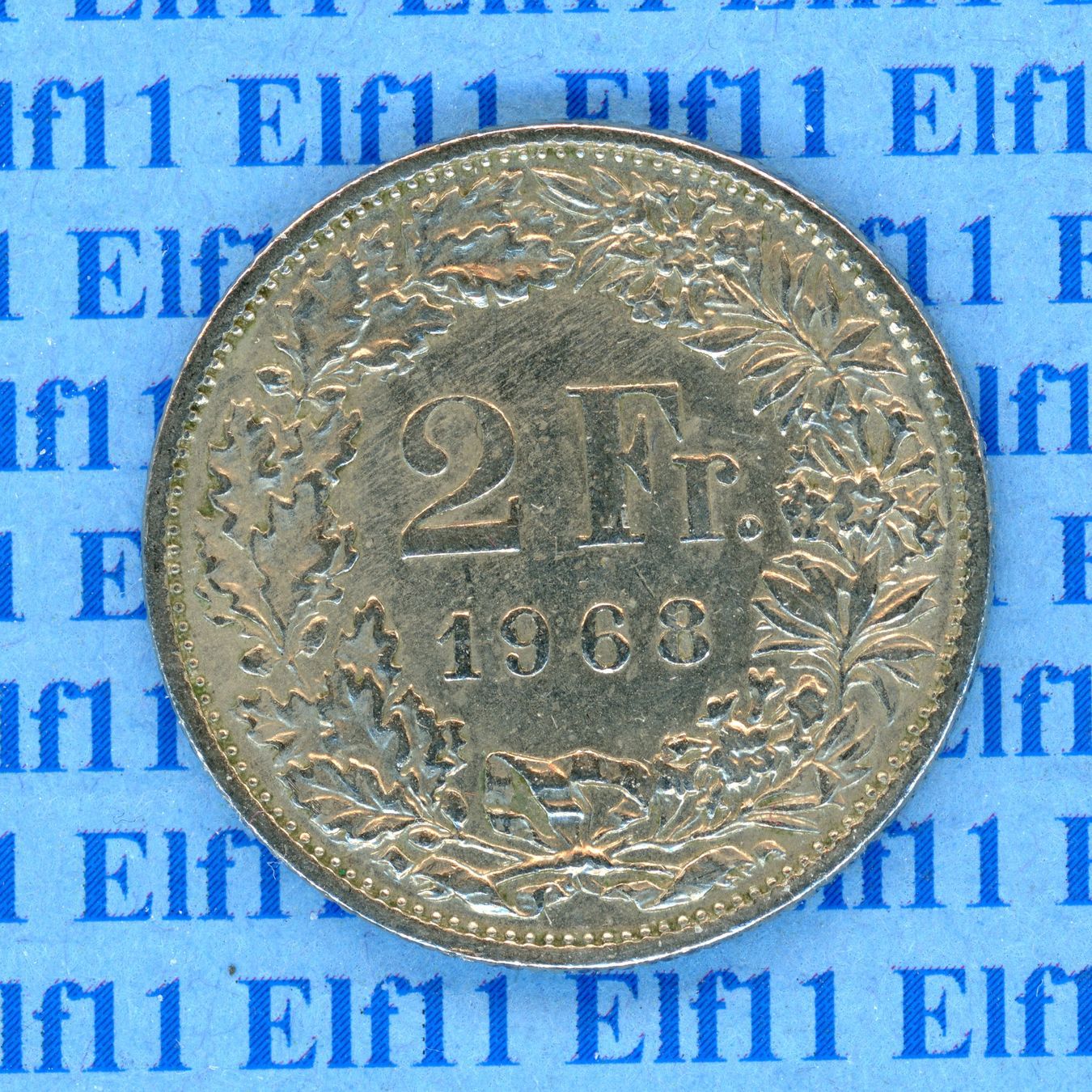 Tutti le monete: CHF___2.00 1968 -vz 2 Franken – Usato da Widnau venduto da Elf11