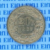 CHF___2.00 1968 -vz 2 Franken