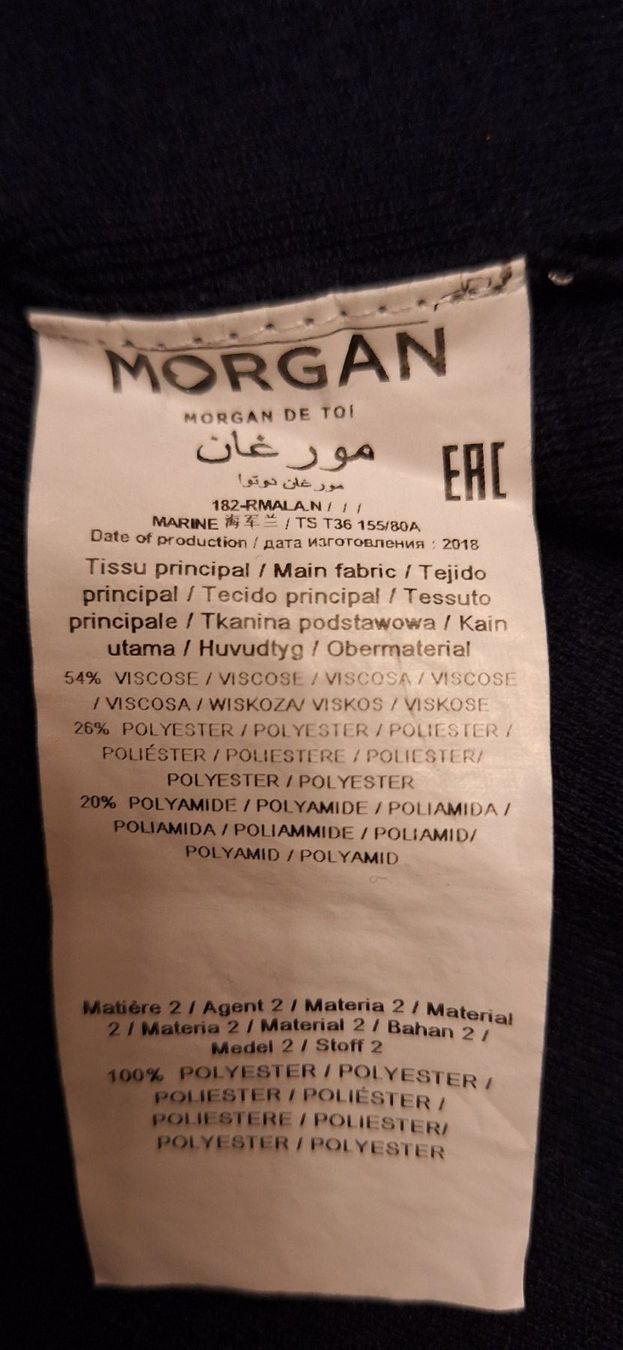 Morgan Vestiti: Morgan, robe pull courte – Usato da Lussery-Villars venduto da pousinete02 4