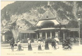 Interlaken - Kursaal  belebt + ca. 1910