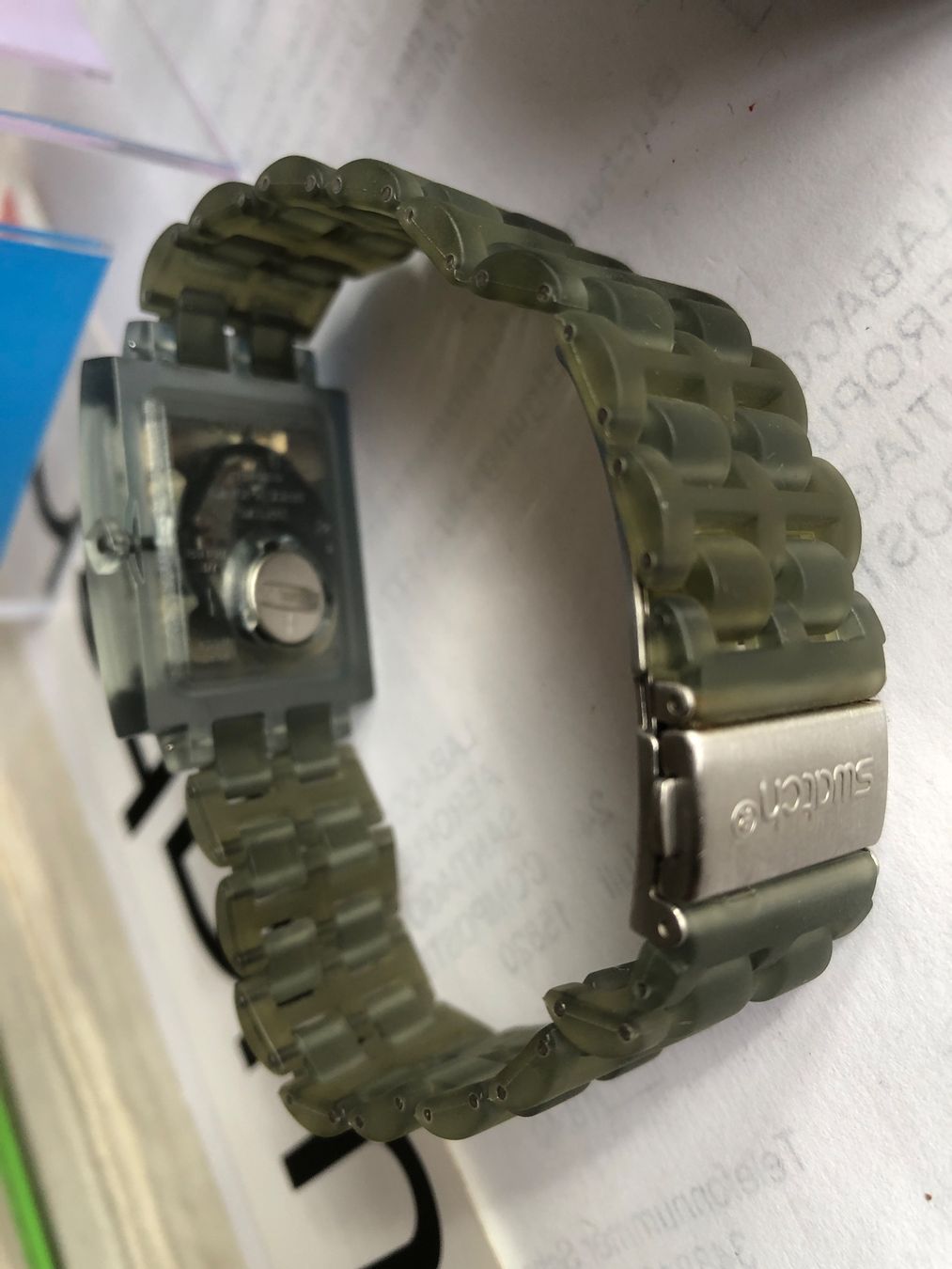 Swatch Montres: SWATCH SQUARE SYNTHETIC von 2000 – Neuf avec emballage d'origine à Biel/Bienne par winnertaco 4