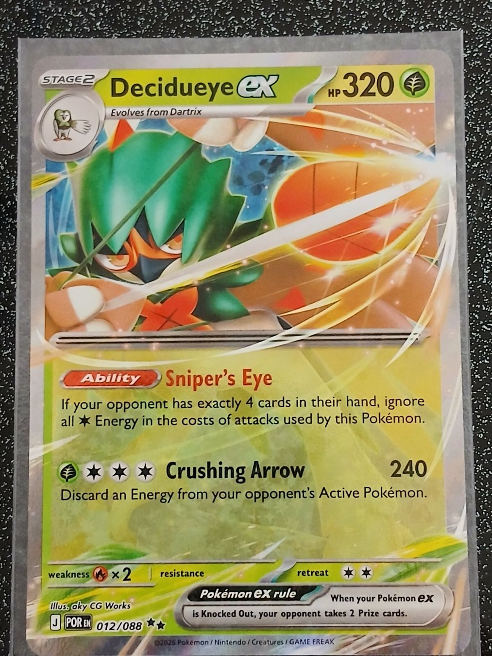 Pokémon Cartes à collectionner: Perfect Order / Decidueye ex 012/088 – Neuf (Voir description) à Zug par Vorphalak