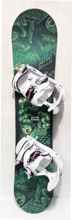 Snowboard Nitro Board: Snowboard NITRO RIPPER   116 cm; Holzkern-Konstruktion – Usato da Brüttisellen venduto da SkiverkaufStepan