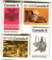 Briefmarken "Indianer". Kanada.