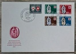 JB6) 1957, FDC Pro Patria ohne Adresse Kt. 60.-