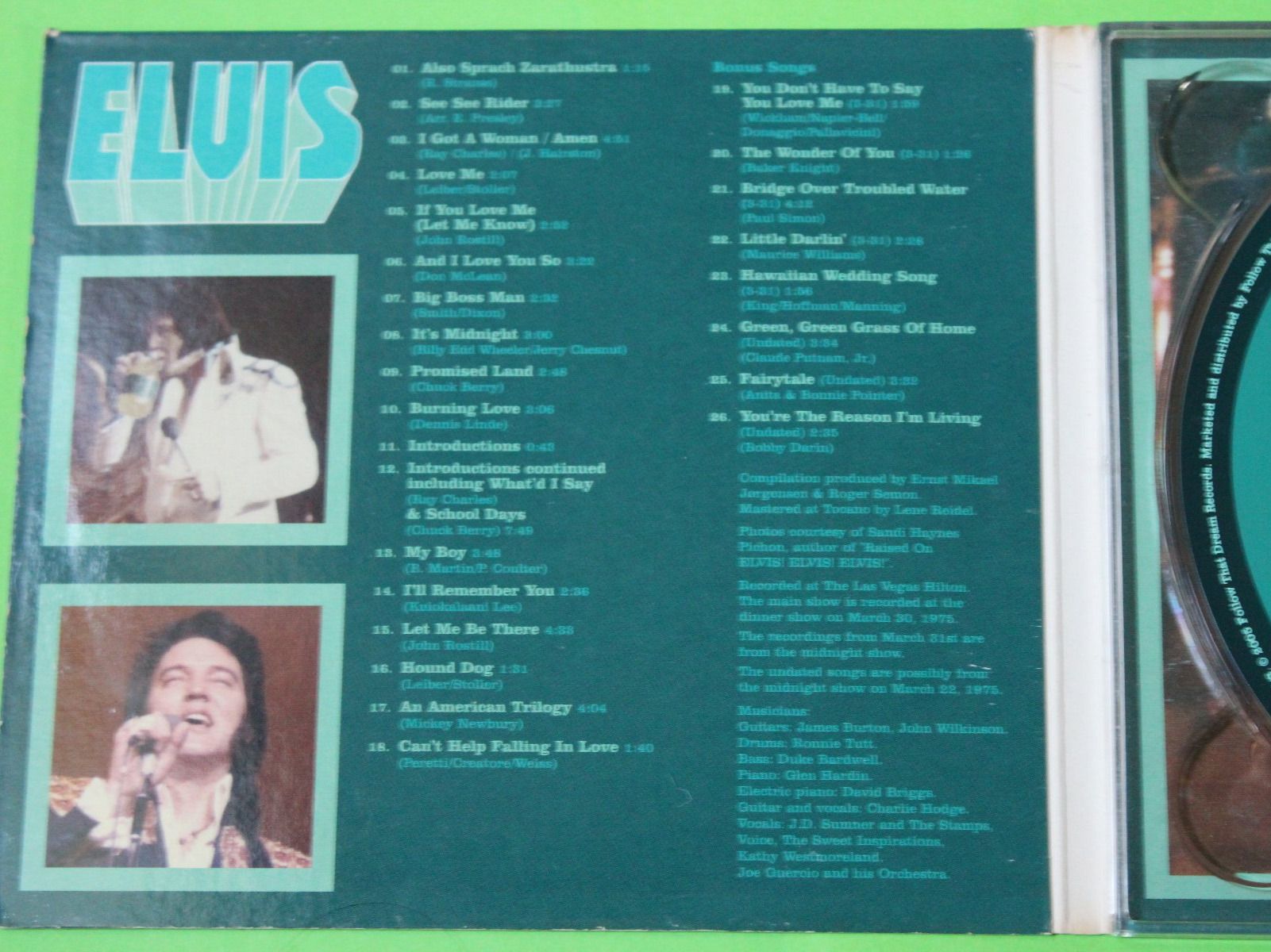 CD: Elvis Presley - Big Boss Man FTD CD – Usato da Tübach venduto da JamesStone 5