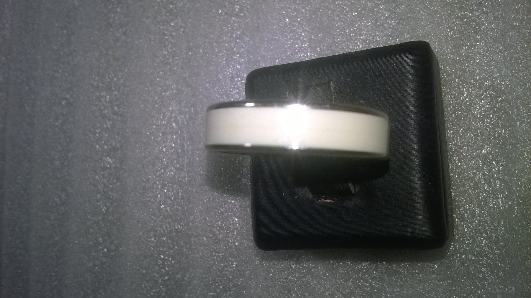 Anelli: RING EDELSTHAL,,MIT WEISS GEMACHT,,SILBER FARBE – Nuovo (secondo la descrizione) da Basel venduto da bijoutrie_4
