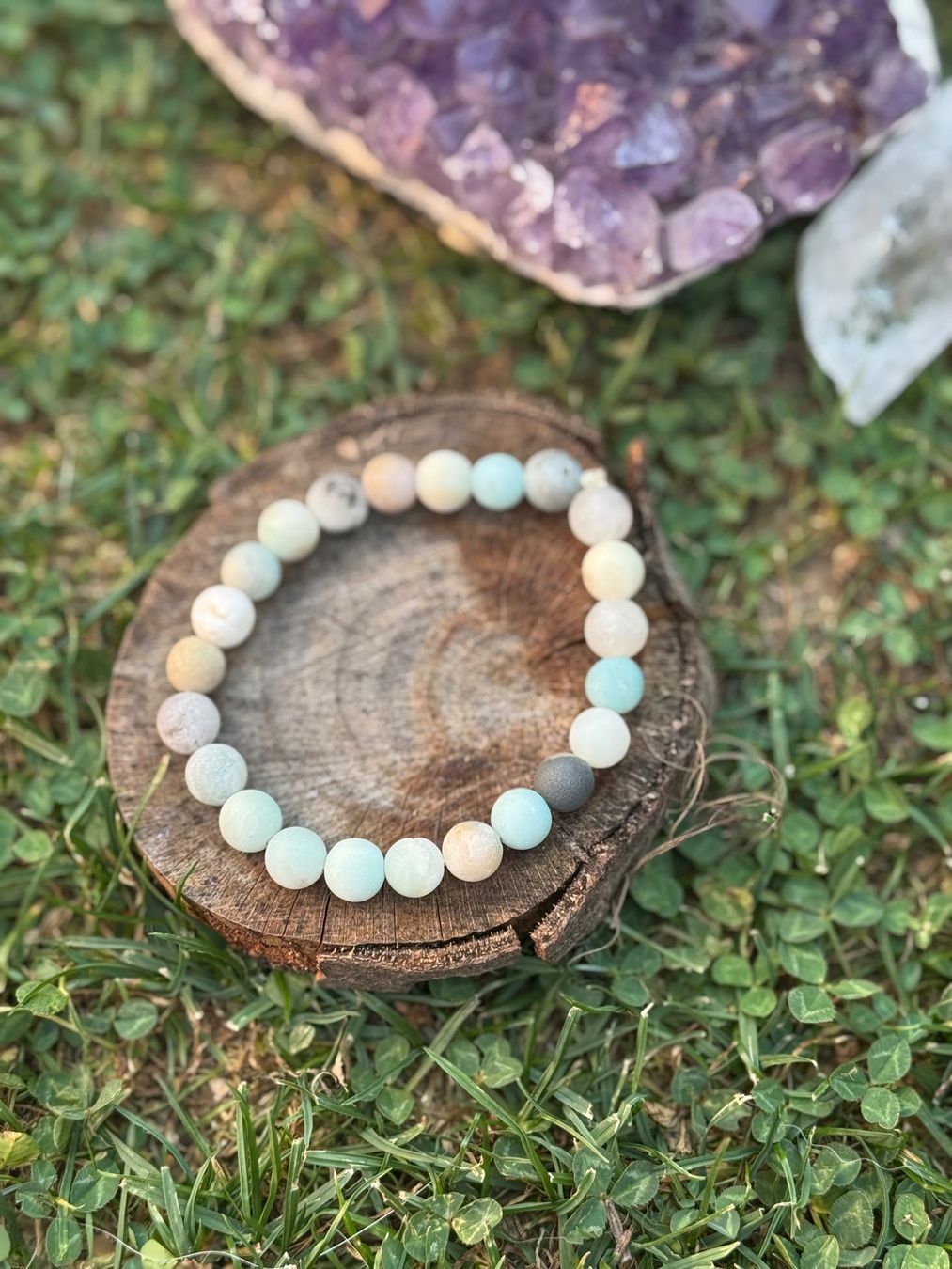 Bracelets: Armband Amazonit matt 8mm – Neuf (Voir description) à Russikon par Jennyfee_07 2