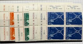 309 - 312 Viererblöcke Bogenecken postfrisch SBK 32.-