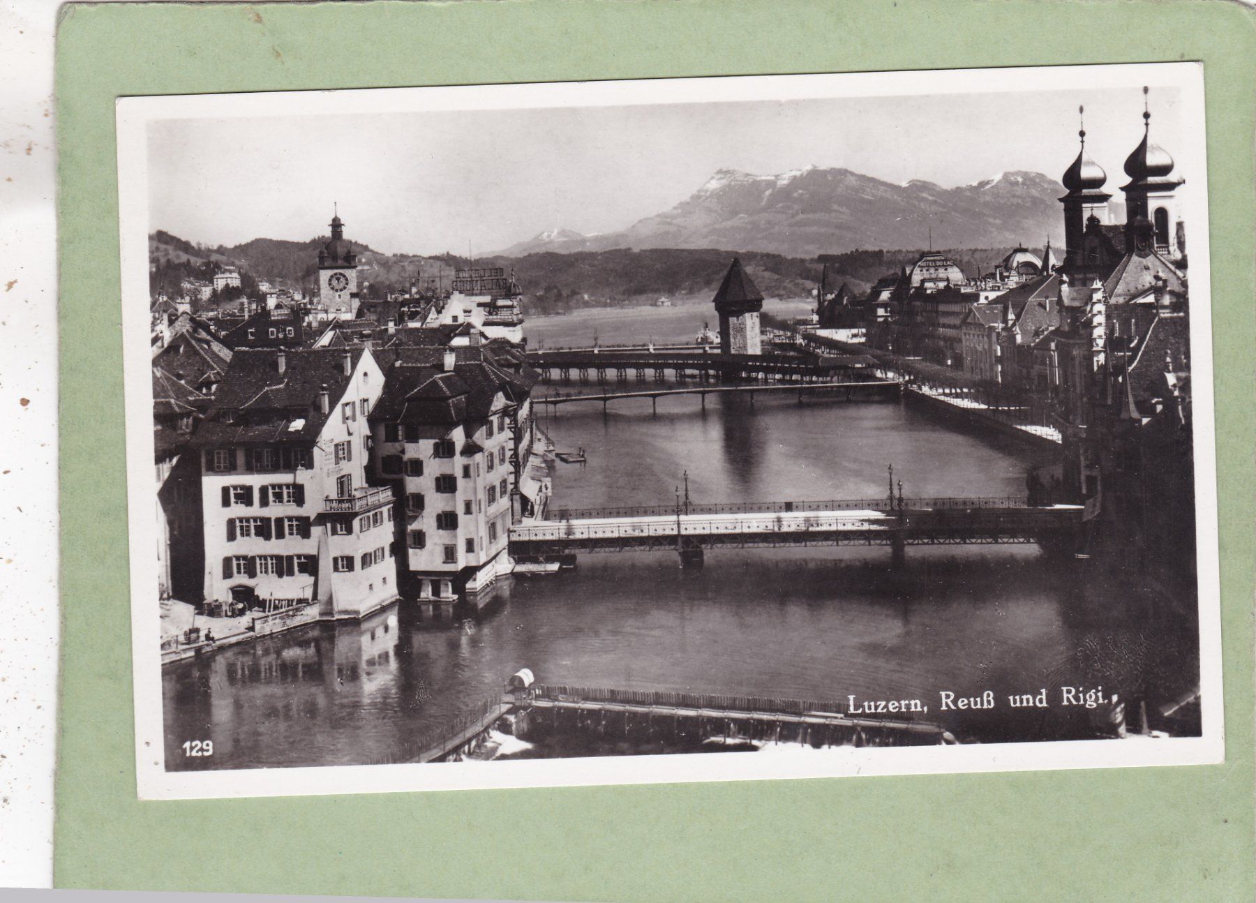 Cartoline postali: Luzern Reuss und Rigi – Usato da Herisau venduto da Lisegrat2008