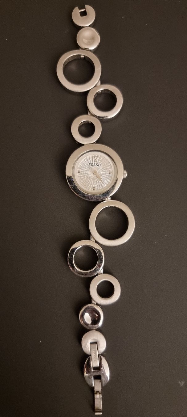 Fossil Orologi: Fossil Damenuhr, silberfarben – Usato da Binningen venduto da her_6w9f
