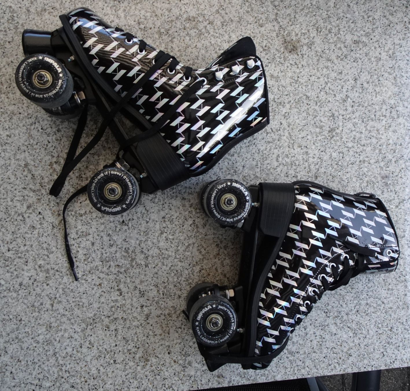 Patins à roul. & inline: Rollschuhe Impala Karl Lagerfeld schwarz Gr 39 Rollerskates – D'occasion à Winterthur par blumeblau77 2