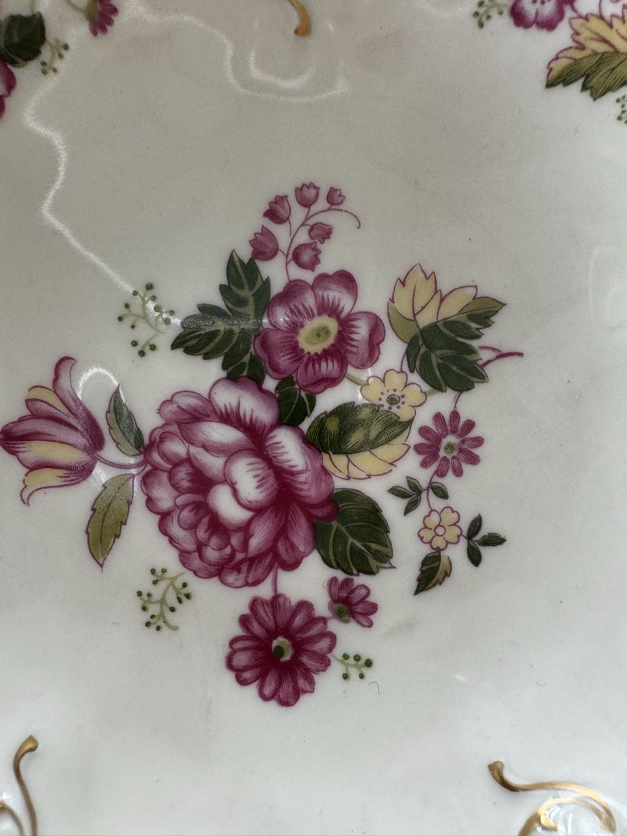 Piatti: Rosenthal Schale, durchbrochen, florales Muster, Goldrand – Usato da Lanzenhäusern venduto da Galaa 2