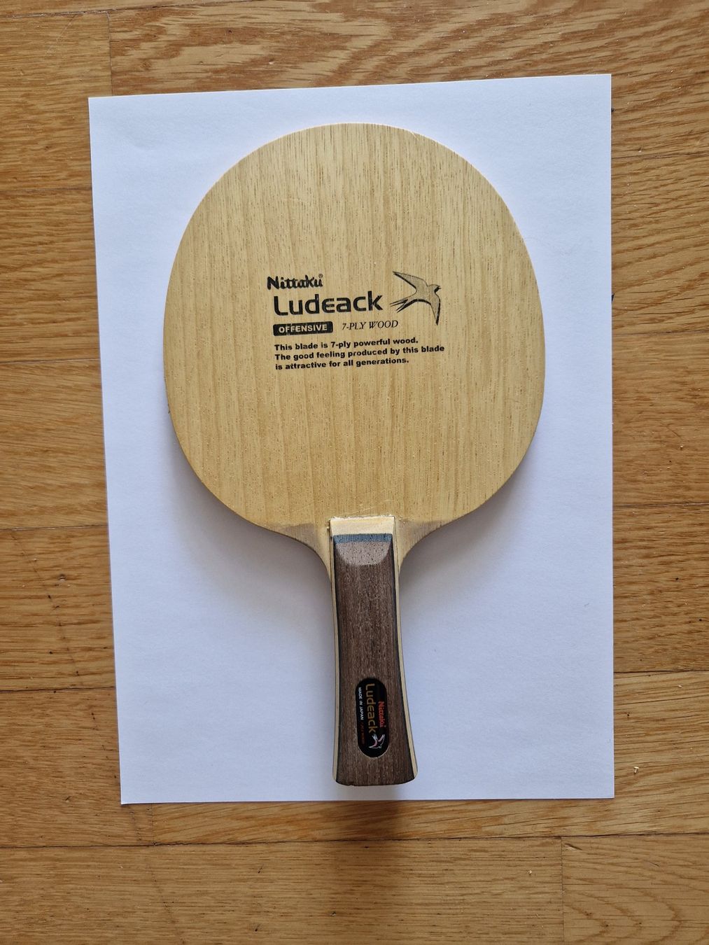 Racchette: Nittaku Ludeack TT Holz – Usato da Zug venduto da carpediem2000