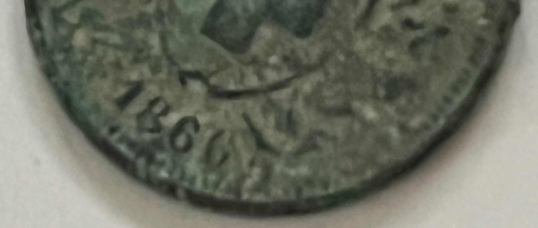 Tutti le monete: Schweizer Münze 1 Rappen 1866 – Usato da Stetten AG venduto da Brissago25 2