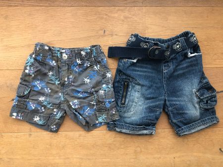 2x Baby- Shorts TEXSTAR/SMILE 74