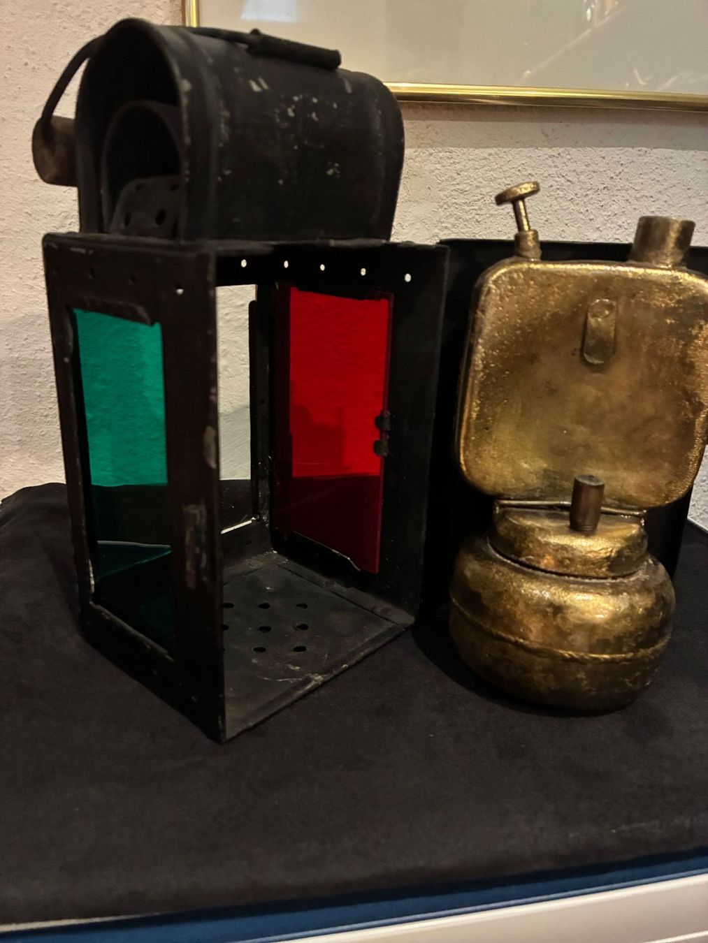 Lampade: Lanterna antica da treno, epoca anni 30, P.K.P – Usato da Savosa venduto da Fransis 3
