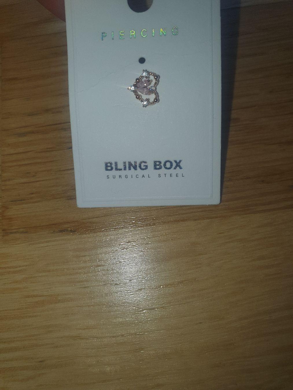 Gioielli per piercing: Herz-Piercing | Bling Box – Nuovo e nell'imballaggio originale da Moosseedorf venduto da Sonnenschein..