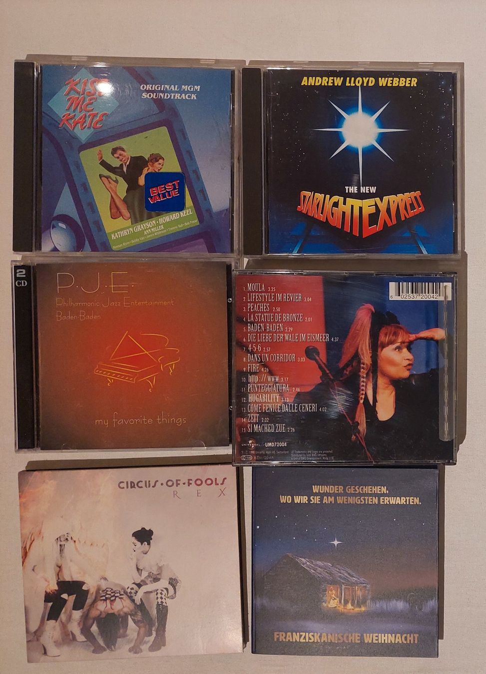 CD: 9 unterhaltende CDs, Pop, Chanson etc – Usato da Zürich venduto da Cortin