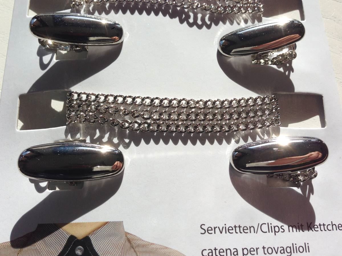 Altro in Decorazioni & Accessori: Serviettenhalter, Serviettenkette, 2 Stk. – Nuovo e nell'imballaggio originale da Wettingen venduto da kochshop 2