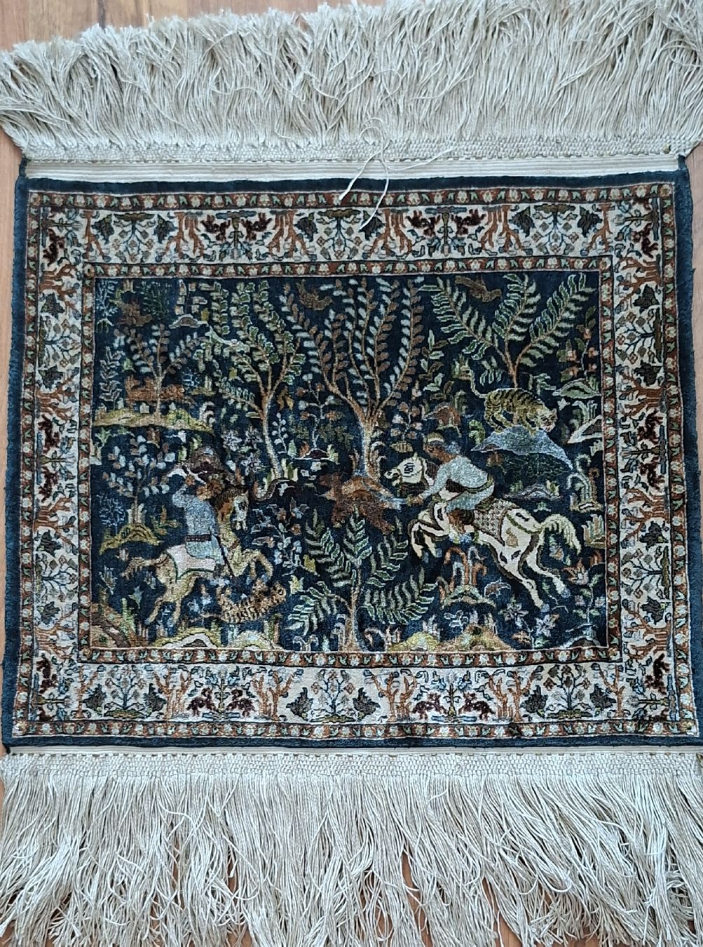 Teppiche: Indischer Wandteppich mit Reiter Motiven – Gebraucht aus Greifensee von rodolfo25
