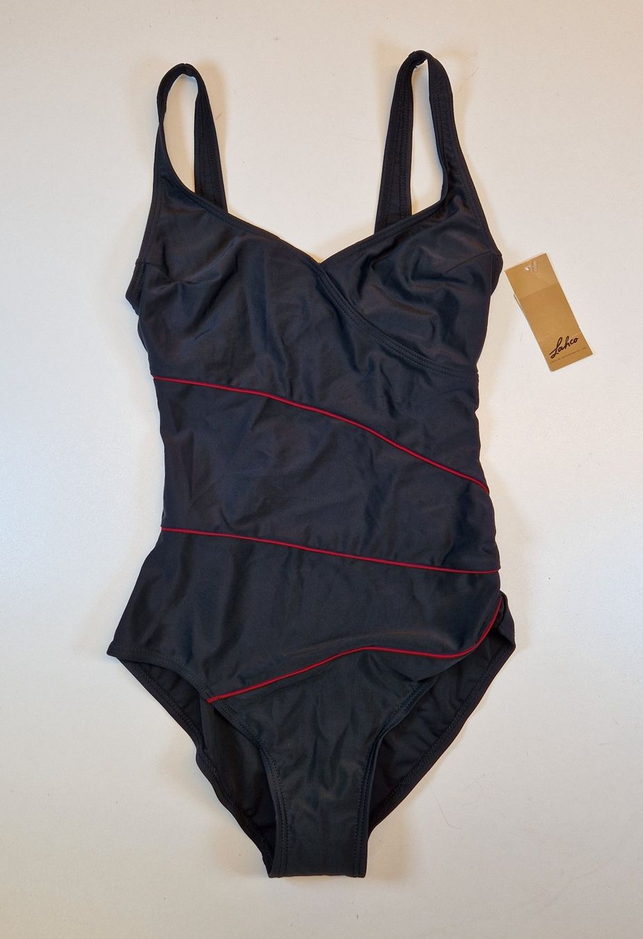 Lahco Costumi da bagno & Bikini: Badehose Damen 36B Lahco Basic Black Red / Rabatt 50% - 70%! – Nuovo e nell'imballaggio originale da Braunau venduto da Brand-Store 4