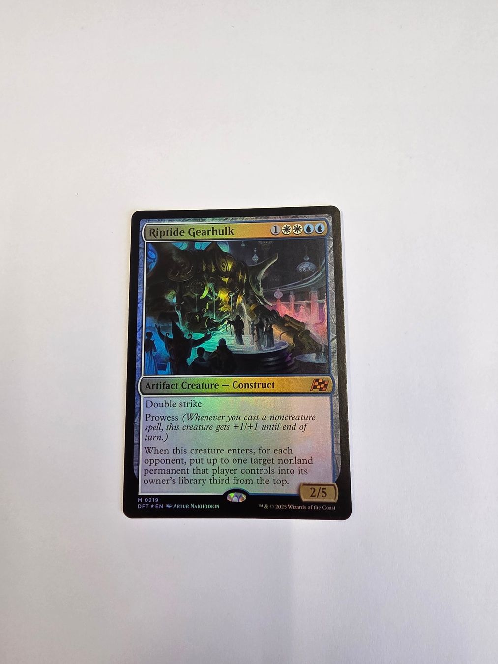 Magic The Gathering Carte collezionabili: MTG -DFT- Karte: Riptide Gearhulk - FOIL – Nuovo (secondo la descrizione) da Mörigen venduto da Gadgeteer 3
