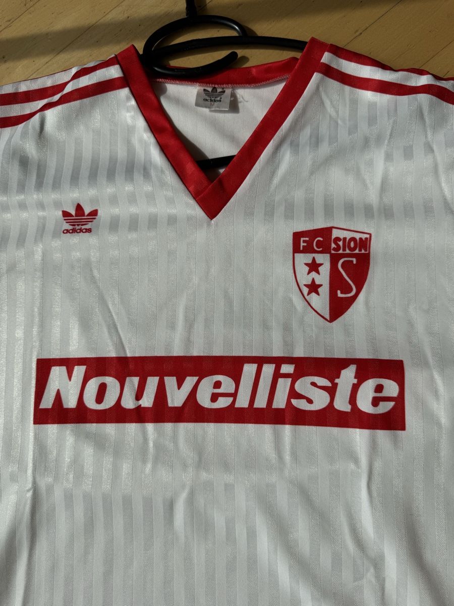 Adidas Canottiere & Pantaloni: Fc Sion 90/91 home shirt – Nuovo (secondo la descrizione) da Baden venduto da  2