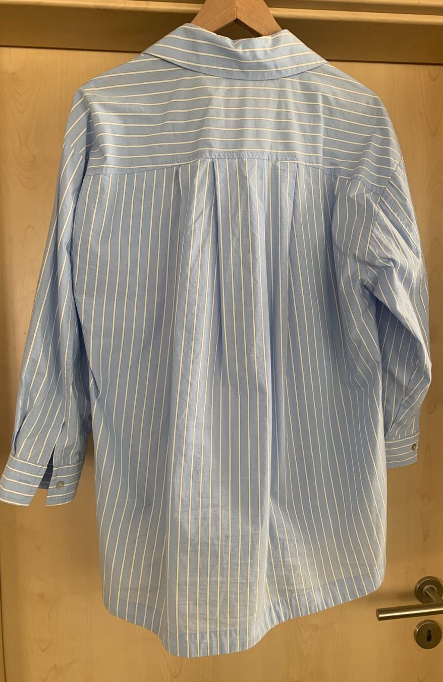 Zara Camicette: Damenbluse blau/weiss gestreift Gr.S – Nuovo (secondo la descrizione) da Azmoos venduto da Verwir64 1