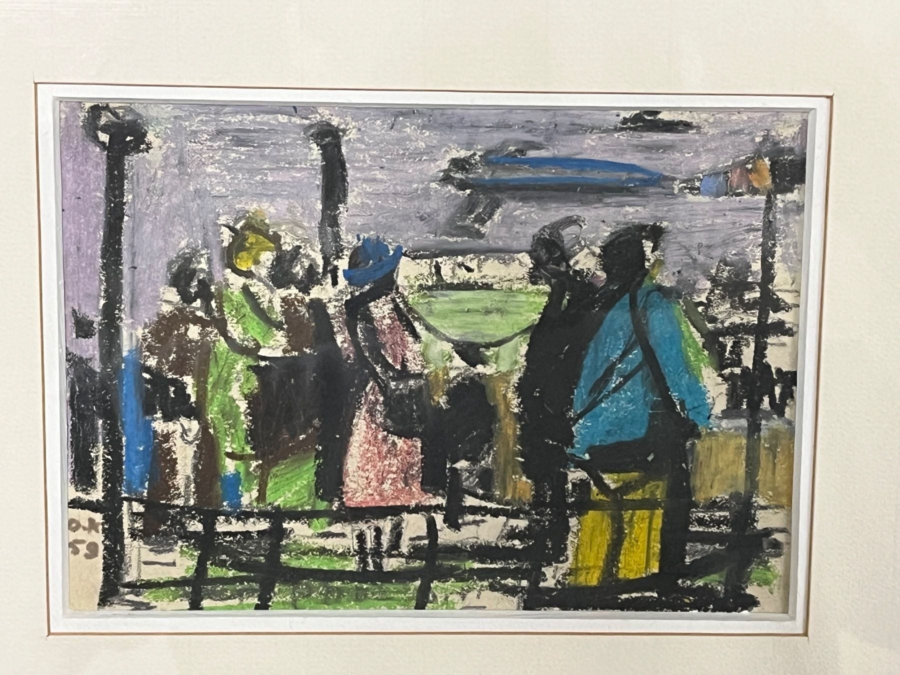 Dipinti: OTTO KLEIN - Abstrakte Collage-Kunst - Gerahmt, Einzigartig – Usato da Basel venduto da Kaffee_und_Kunst 2