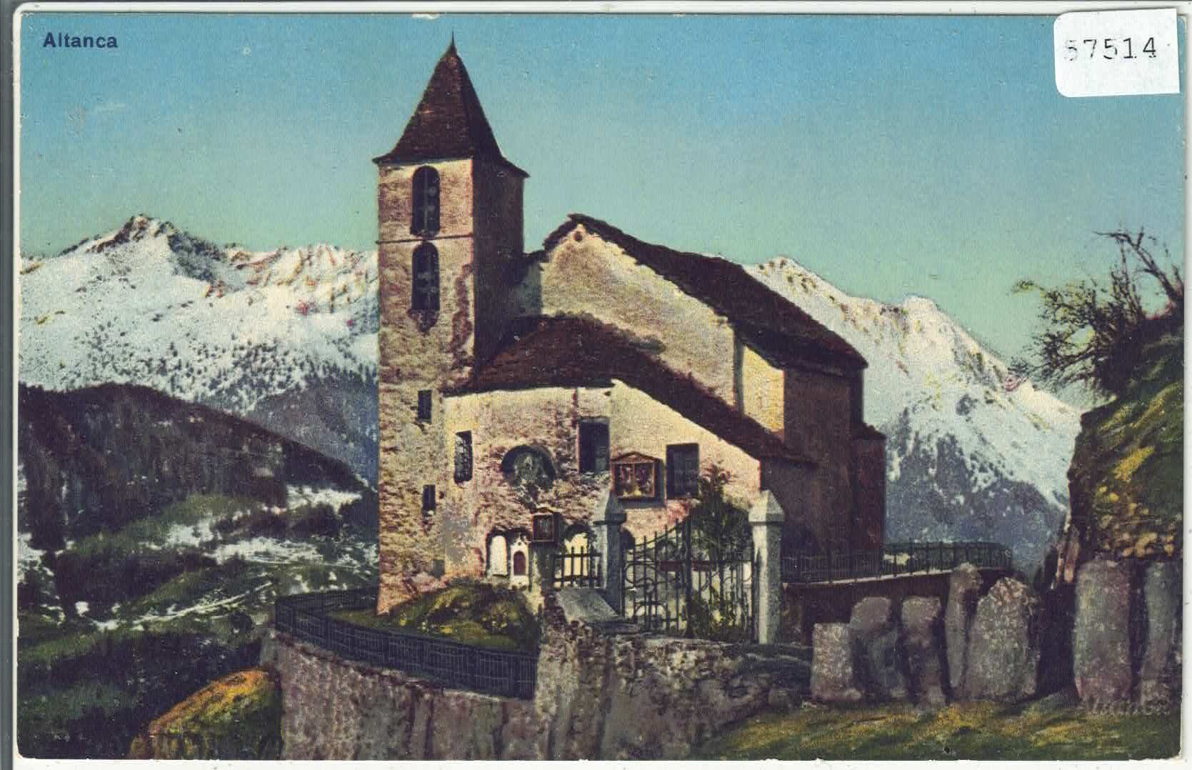 Cartoline postali: Chiesa d'Altanca - Litho – Usato da Ettingen venduto da Kartenplanet