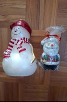 Lot de 2 bougies de Noël neuves/Set mit 2 neuen Weihnachtske