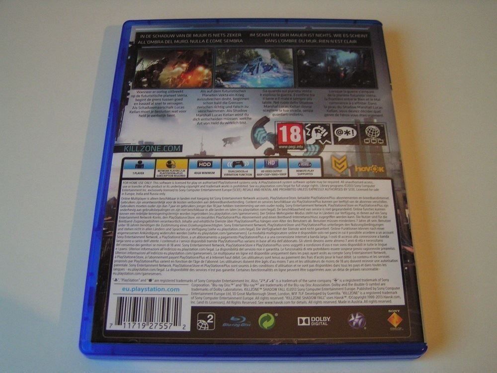 Sony Giochi: Killzone Shadow Fall – Nuovo (secondo la descrizione) da Pfungen venduto da Himbogame 1