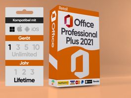 Microsoft Office 2021 Professional Plus alle Sprachen