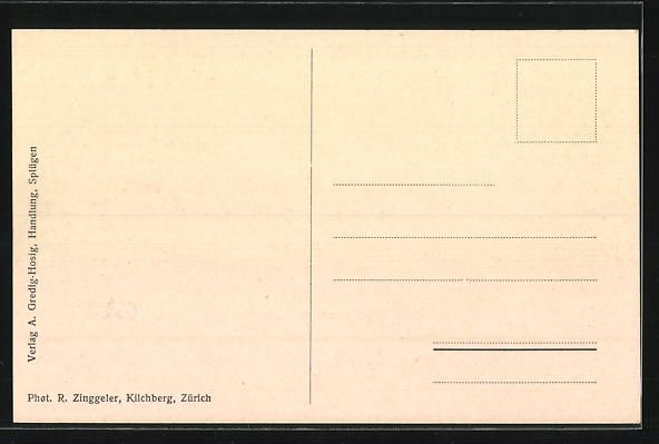 Cartoline postali: AK Splügen, Teilansicht des Ortes – Usato da Berlin venduto da bartko-reher 1