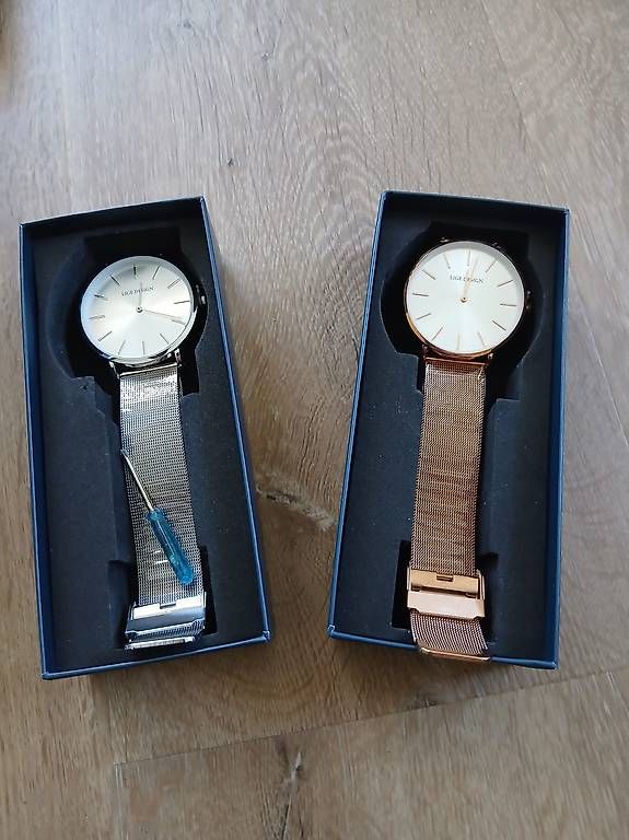 Orologi: Zwei Armbanduhren rose gold/silber – Nuovo e nell'imballaggio originale da Grächen venduto da jan_9wyc 1