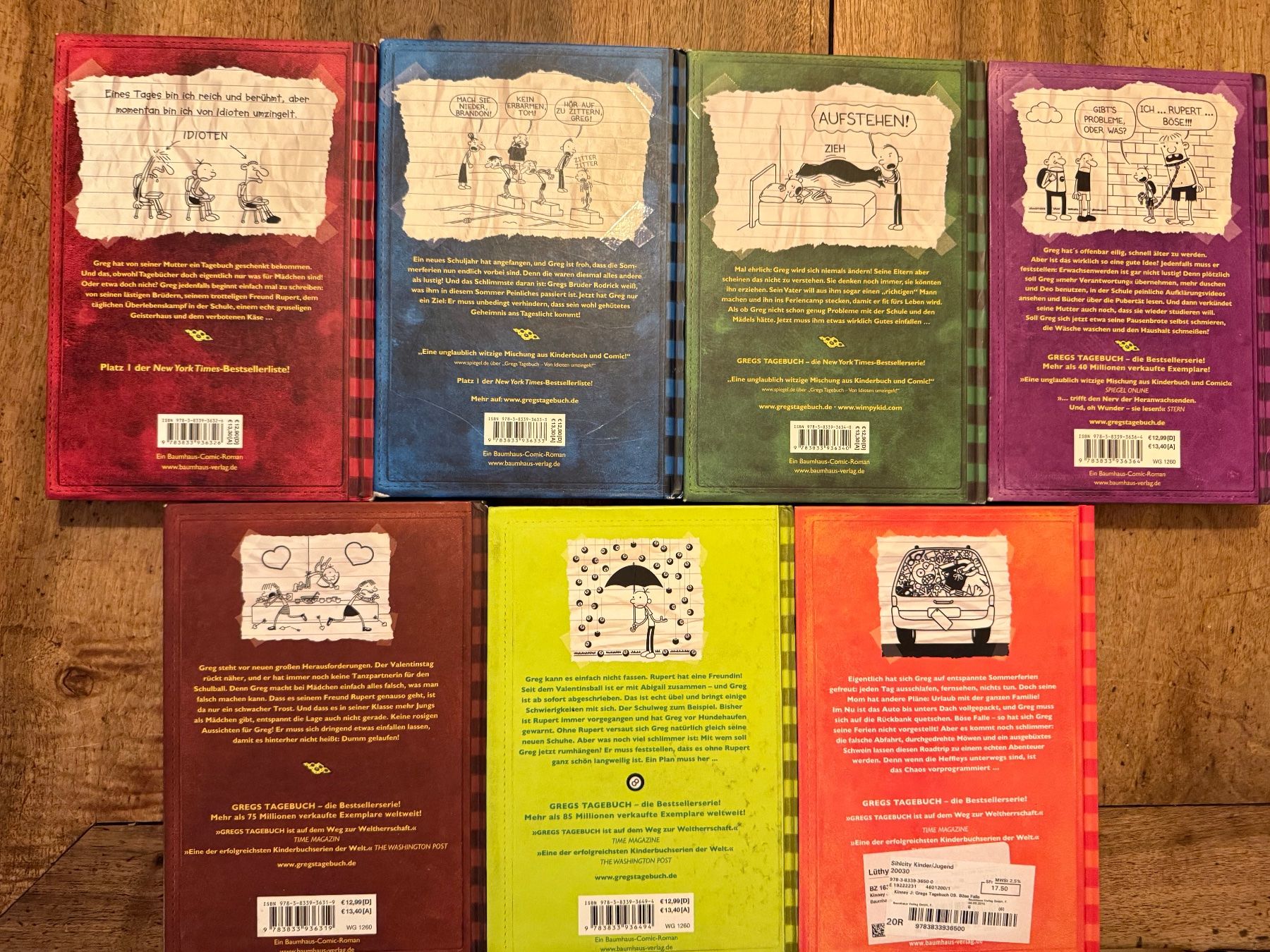 Livres: Gregs Tagebuch 1-3, 5, 7-9 – D'occasion à Zürich par mic_qnt9 1