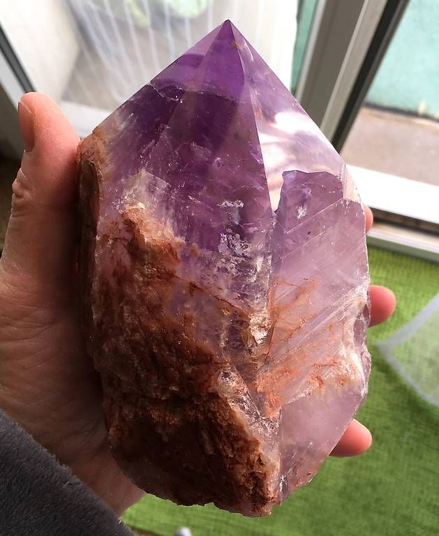 Mineralien & Heilsteine: améthyste grosse pointe en partie polie env. 1600gr – Gebraucht aus Vevey von zabounetta 2