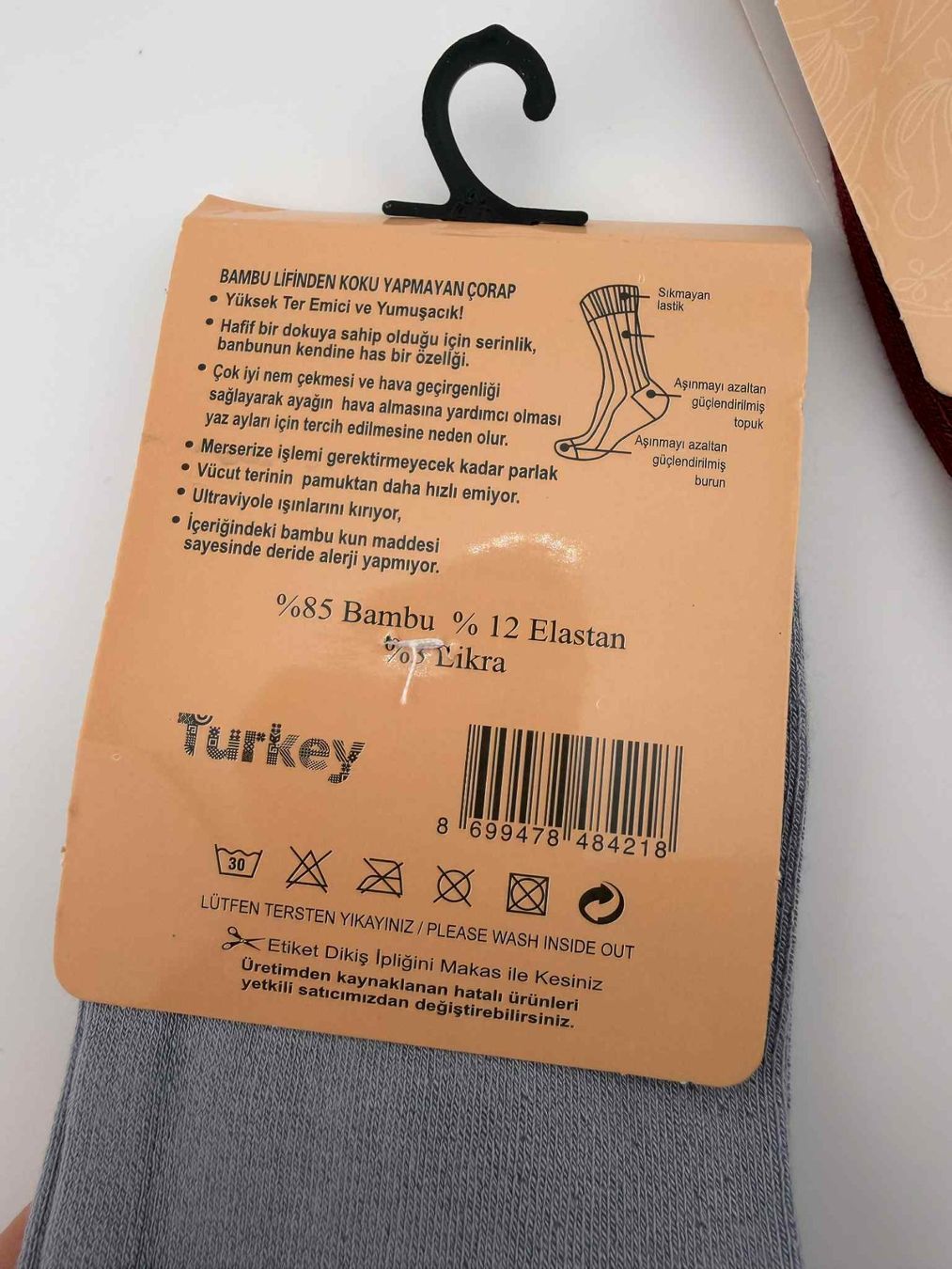 Calze: Socken, Bambus, neu, Grösse 36-40 2 paar – Nuovo e nell'imballaggio originale da Riehen venduto da edu_92w7 3